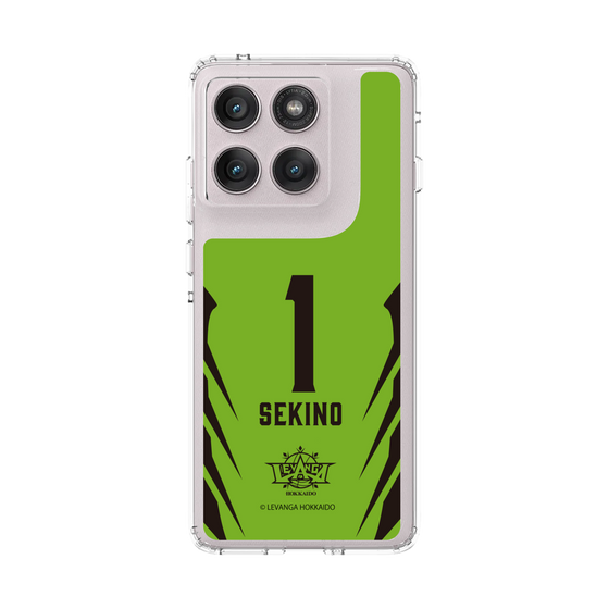 スリムプロテクションケース［ レバンガ北海道 - #1 SEKINO - HOME - 裏 ］