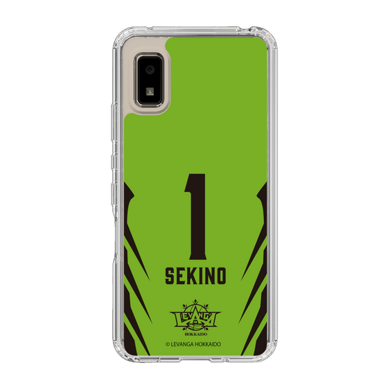 スリムプロテクションケース［ レバンガ北海道 - #1 SEKINO - HOME - 裏 ］