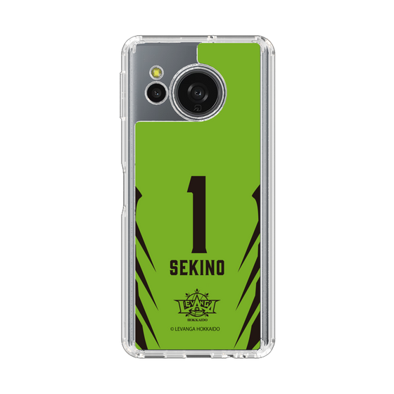 スリムプロテクションケース［ レバンガ北海道 - #1 SEKINO - HOME - 裏 ］