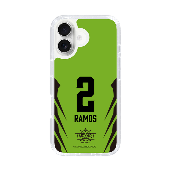 スリムプロテクションケース［ レバンガ北海道 - #2 RAMOS - HOME - 裏 ］
