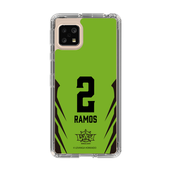 スリムプロテクションケース［ レバンガ北海道 - #2 RAMOS - HOME - 裏 ］