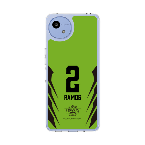 スリムプロテクションケース［ レバンガ北海道 - #2 RAMOS - HOME - 裏 ］