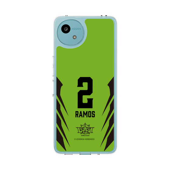 スリムプロテクションケース［ レバンガ北海道 - #2 RAMOS - HOME - 裏 ］