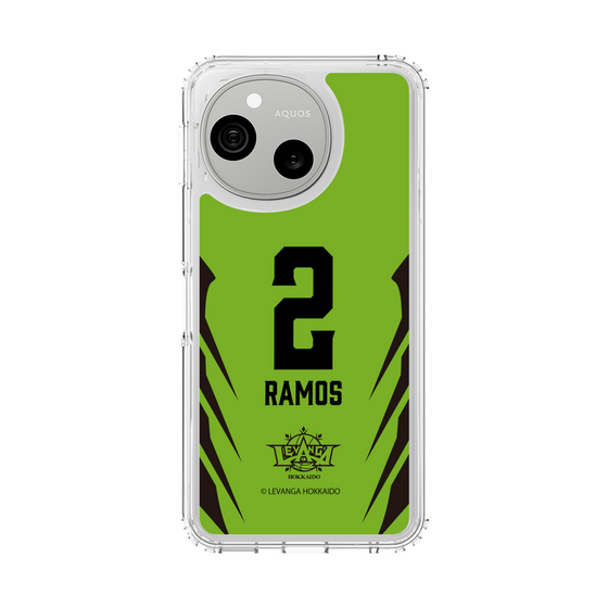 スリムプロテクションケース［ レバンガ北海道 - #2 RAMOS - HOME - 裏 ］