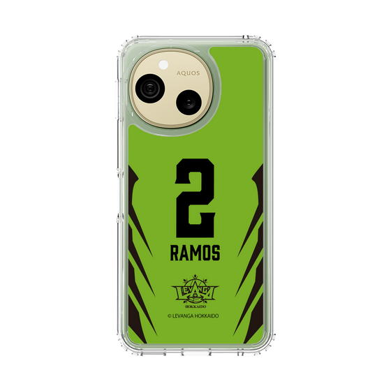 スリムプロテクションケース［ レバンガ北海道 - #2 RAMOS - HOME - 裏 ］