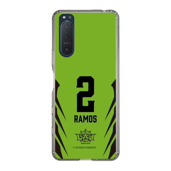 スリムプロテクションケース［ レバンガ北海道 - #2 RAMOS - HOME - 裏 ］