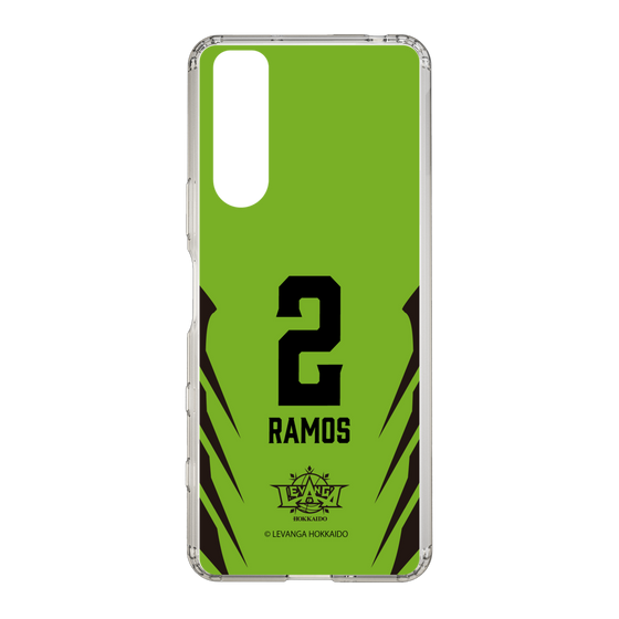 スリムプロテクションケース［ レバンガ北海道 - #2 RAMOS - HOME - 裏 ］