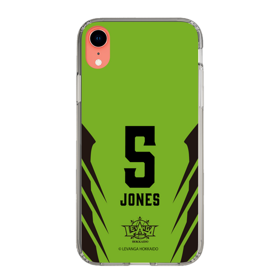 スリムプロテクションケース［ レバンガ北海道 - #5 JONES - HOME - 裏 ］