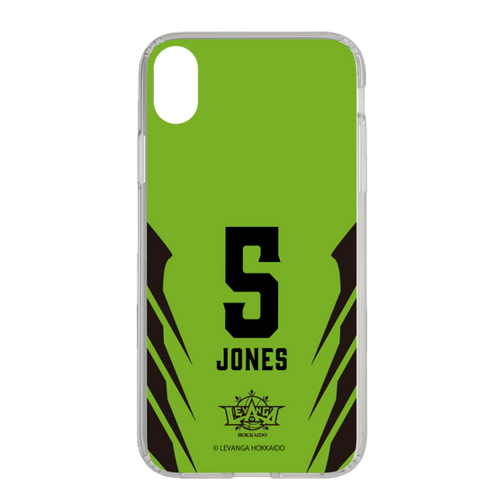 スリムプロテクションケース［ レバンガ北海道 - #5 JONES - HOME - 裏 ］