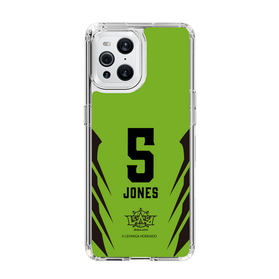 スリムプロテクションケース［ レバンガ北海道 - #5 JONES - HOME - 裏 ］