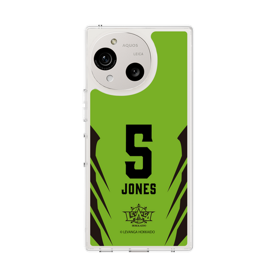 スリムプロテクションケース［ レバンガ北海道 - #5 JONES - HOME - 裏 ］