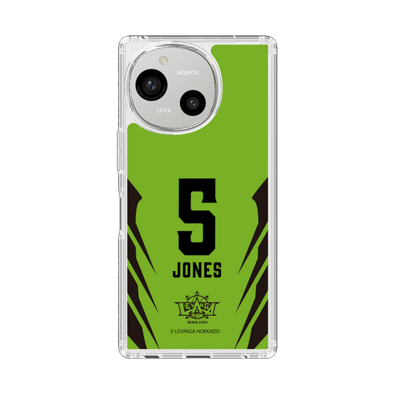 スリムプロテクションケース［ レバンガ北海道 - #5 JONES - HOME - 裏 ］
