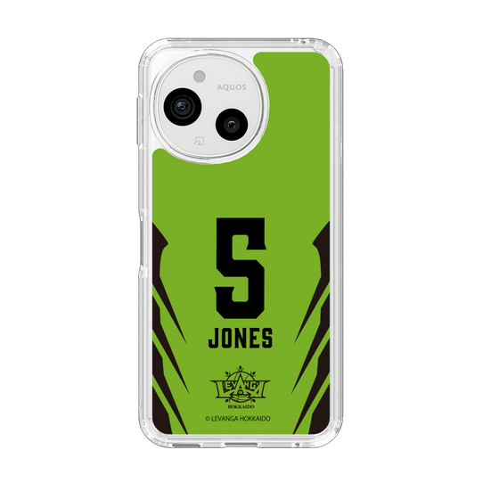 スリムプロテクションケース［ レバンガ北海道 - #5 JONES - HOME - 裏 ］