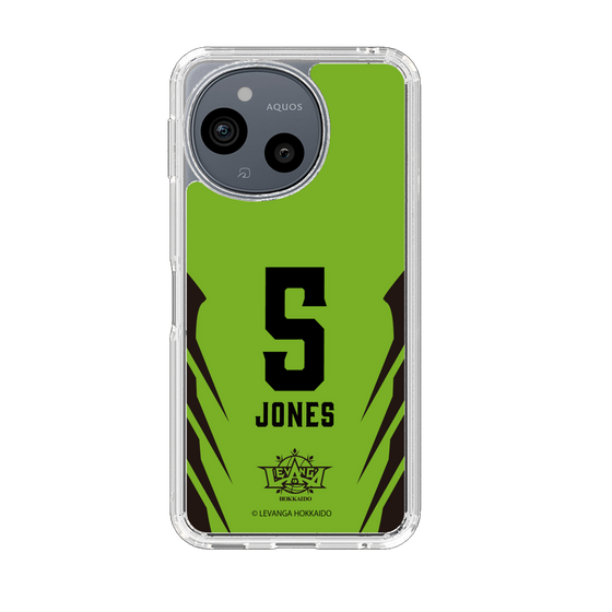 スリムプロテクションケース［ レバンガ北海道 - #5 JONES - HOME - 裏 ］