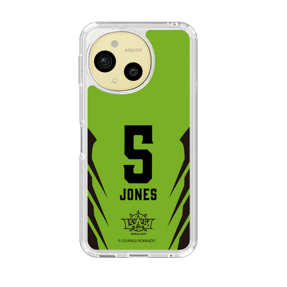 スリムプロテクションケース［ レバンガ北海道 - #5 JONES - HOME - 裏 ］