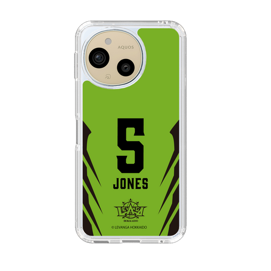 スリムプロテクションケース［ レバンガ北海道 - #5 JONES - HOME - 裏 ］