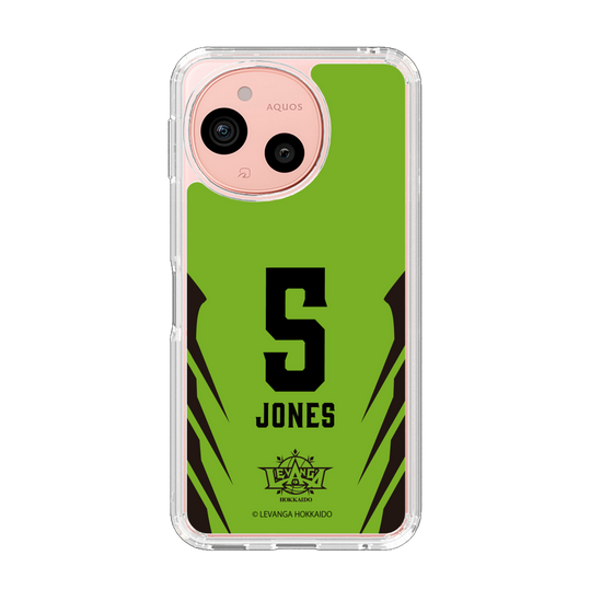スリムプロテクションケース［ レバンガ北海道 - #5 JONES - HOME - 裏 ］