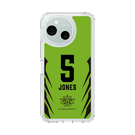 スリムプロテクションケース［ レバンガ北海道 - #5 JONES - HOME - 裏 ］