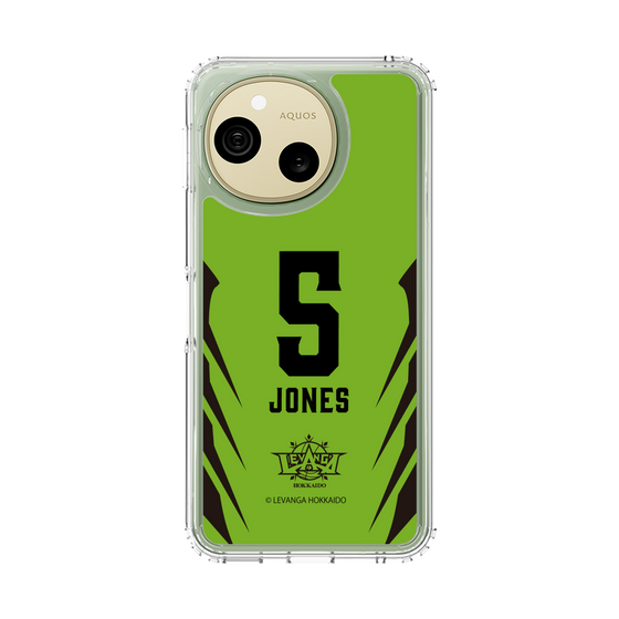 スリムプロテクションケース［ レバンガ北海道 - #5 JONES - HOME - 裏 ］