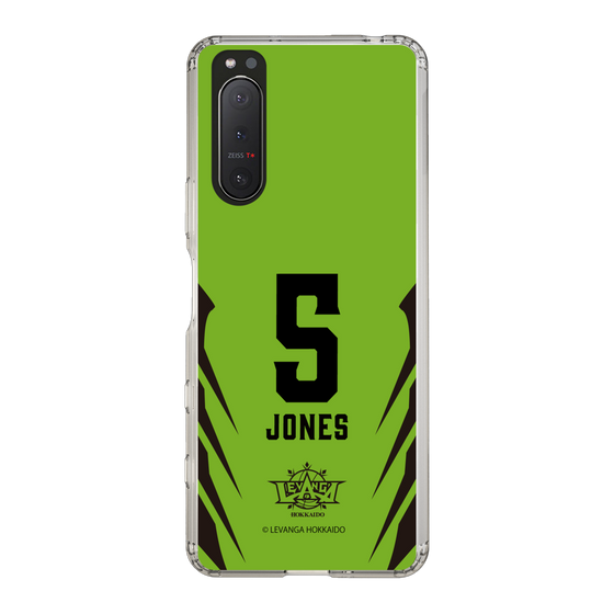 スリムプロテクションケース［ レバンガ北海道 - #5 JONES - HOME - 裏 ］