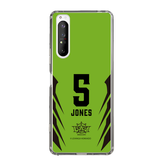 スリムプロテクションケース［ レバンガ北海道 - #5 JONES - HOME - 裏 ］