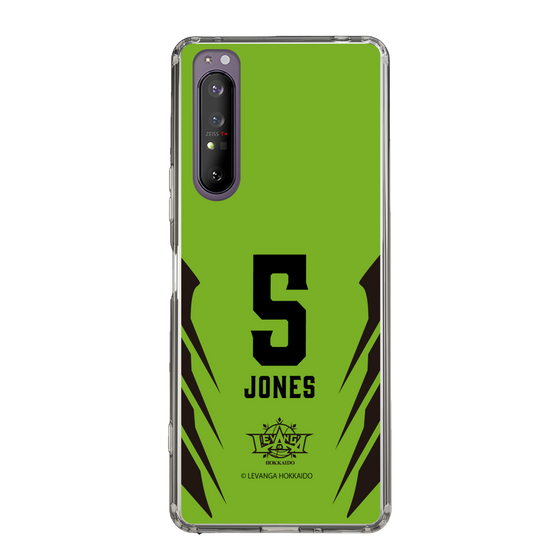 スリムプロテクションケース［ レバンガ北海道 - #5 JONES - HOME - 裏 ］