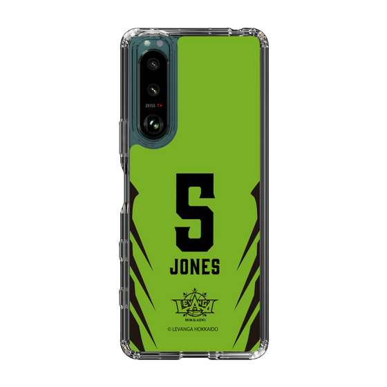 スリムプロテクションケース［ レバンガ北海道 - #5 JONES - HOME - 裏 ］