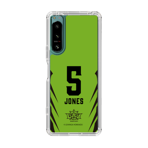 スリムプロテクションケース［ レバンガ北海道 - #5 JONES - HOME - 裏 ］