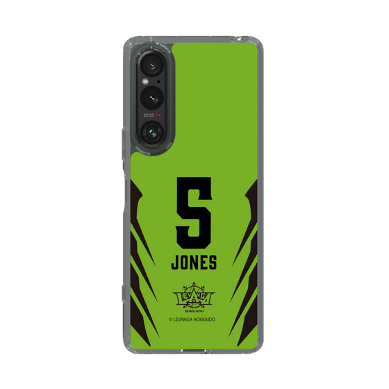 スリムプロテクションケース［ レバンガ北海道 - #5 JONES - HOME - 裏 ］