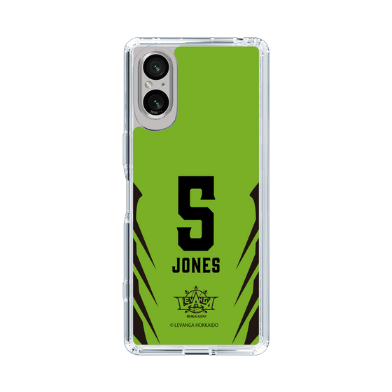 スリムプロテクションケース［ レバンガ北海道 - #5 JONES - HOME - 裏 ］