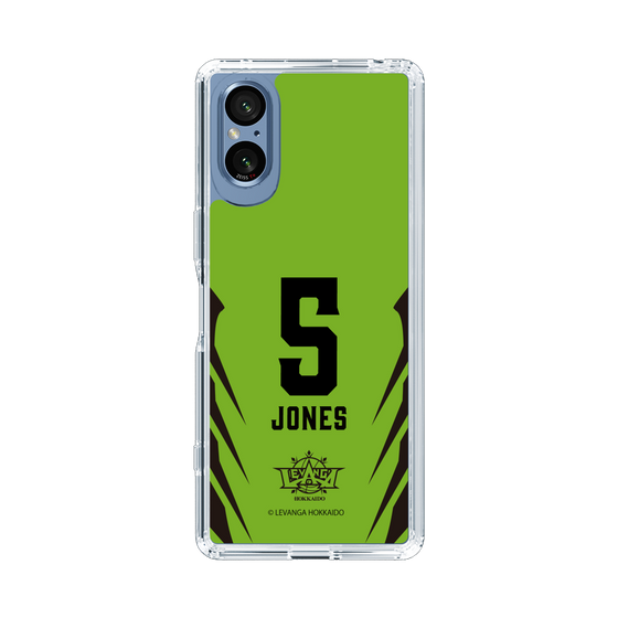 スリムプロテクションケース［ レバンガ北海道 - #5 JONES - HOME - 裏 ］