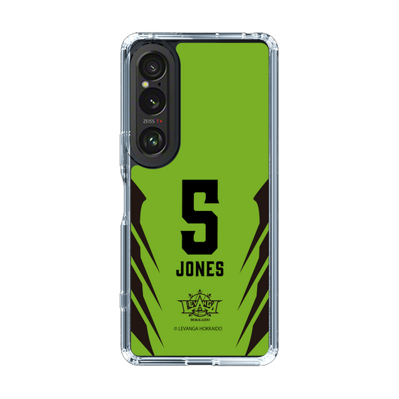 スリムプロテクションケース［ レバンガ北海道 - #5 JONES - HOME - 裏 ］