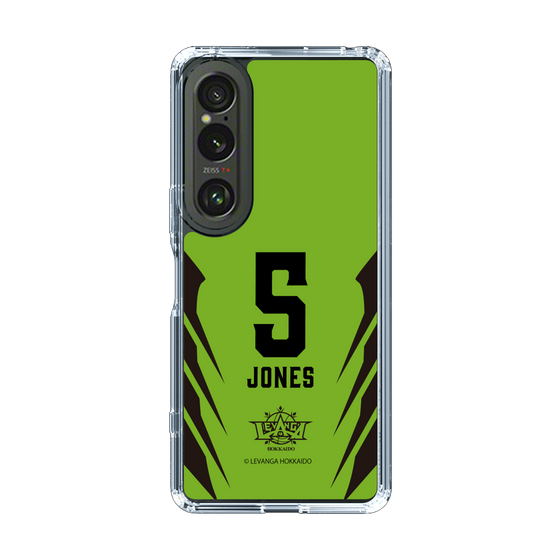 スリムプロテクションケース［ レバンガ北海道 - #5 JONES - HOME - 裏 ］