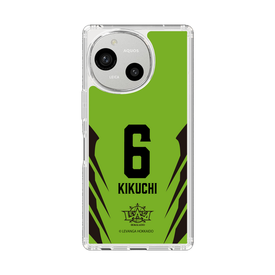 スリムプロテクションケース［ レバンガ北海道 - #6 KIKUCHI - HOME - 裏 ］