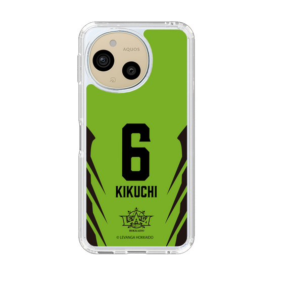 スリムプロテクションケース［ レバンガ北海道 - #6 KIKUCHI - HOME - 裏 ］