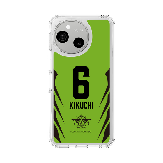 スリムプロテクションケース［ レバンガ北海道 - #6 KIKUCHI - HOME - 裏 ］