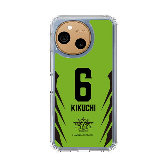 スリムプロテクションケース［ レバンガ北海道 - #6 KIKUCHI - HOME - 裏 ］