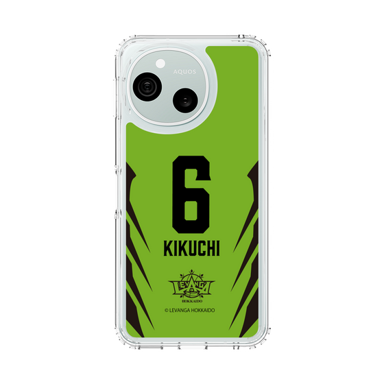 スリムプロテクションケース［ レバンガ北海道 - #6 KIKUCHI - HOME - 裏 ］