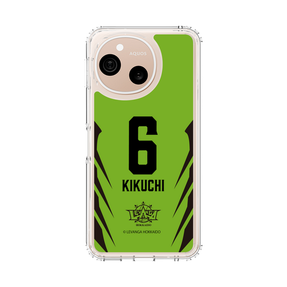 スリムプロテクションケース［ レバンガ北海道 - #6 KIKUCHI - HOME - 裏 ］