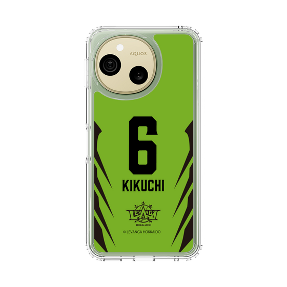 スリムプロテクションケース［ レバンガ北海道 - #6 KIKUCHI - HOME - 裏 ］