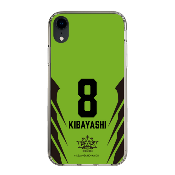 スリムプロテクションケース［ レバンガ北海道 - #8 KIBAYASHI - HOME - 裏 ］