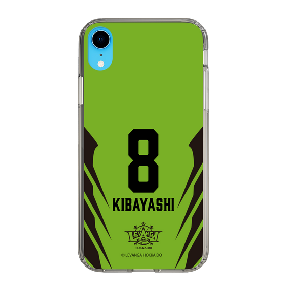 スリムプロテクションケース［ レバンガ北海道 - #8 KIBAYASHI - HOME - 裏 ］
