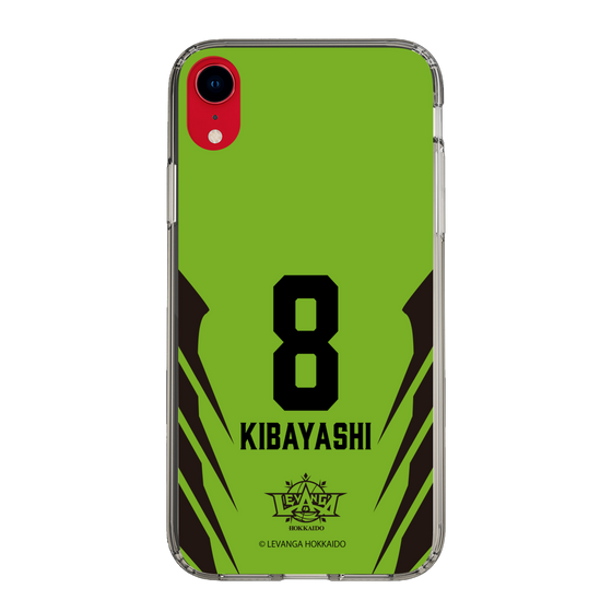 スリムプロテクションケース［ レバンガ北海道 - #8 KIBAYASHI - HOME - 裏 ］