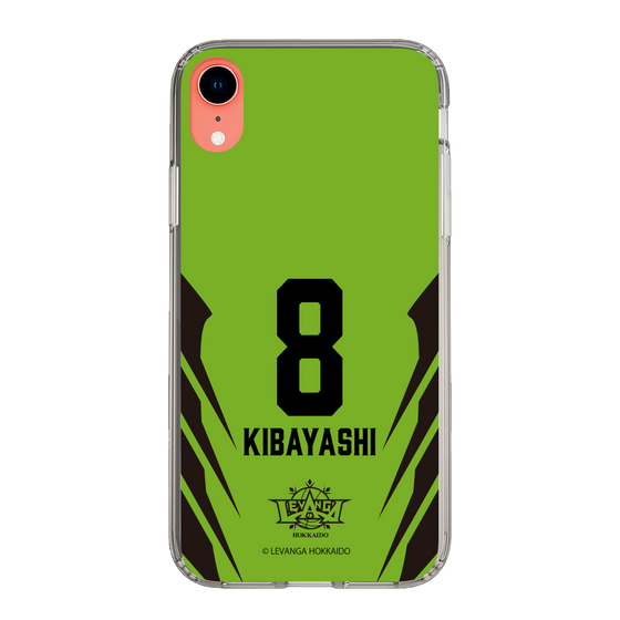 スリムプロテクションケース［ レバンガ北海道 - #8 KIBAYASHI - HOME - 裏 ］