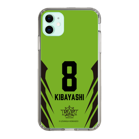 スリムプロテクションケース［ レバンガ北海道 - #8 KIBAYASHI - HOME - 裏 ］