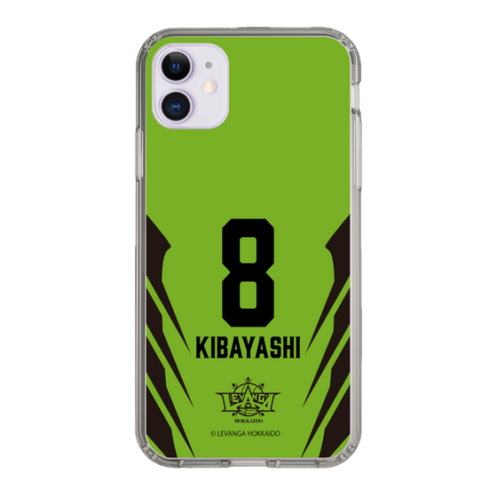 スリムプロテクションケース［ レバンガ北海道 - #8 KIBAYASHI - HOME - 裏 ］