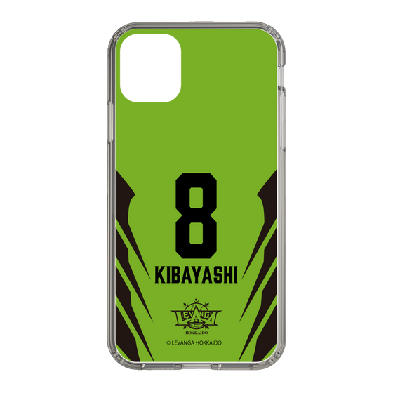 スリムプロテクションケース［ レバンガ北海道 - #8 KIBAYASHI - HOME - 裏 ］