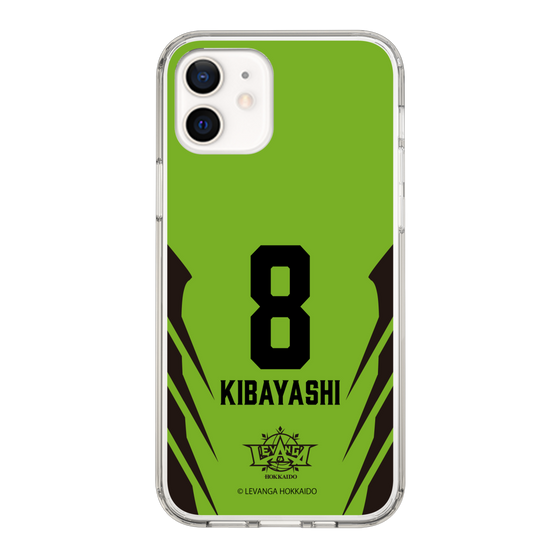 スリムプロテクションケース［ レバンガ北海道 - #8 KIBAYASHI - HOME - 裏 ］