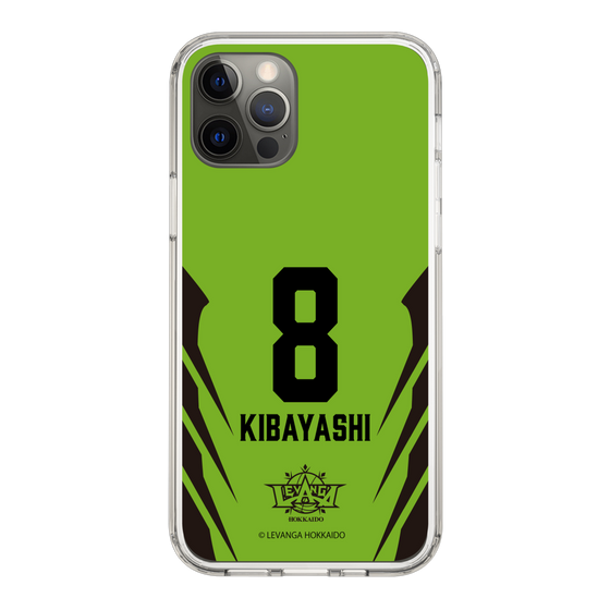 スリムプロテクションケース［ レバンガ北海道 - #8 KIBAYASHI - HOME - 裏 ］