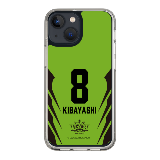 スリムプロテクションケース［ レバンガ北海道 - #8 KIBAYASHI - HOME - 裏 ］